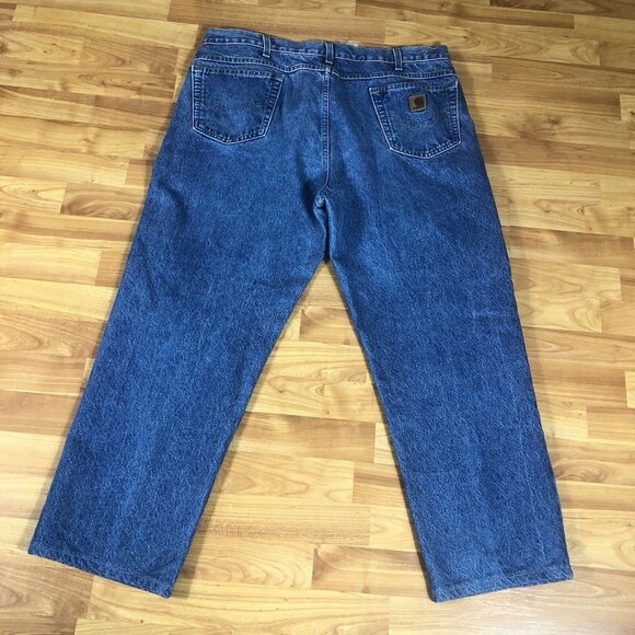 Vtg USA Carhartt Jeans B160DST Relaxed Fit‎ MENS Size 40 Inseam